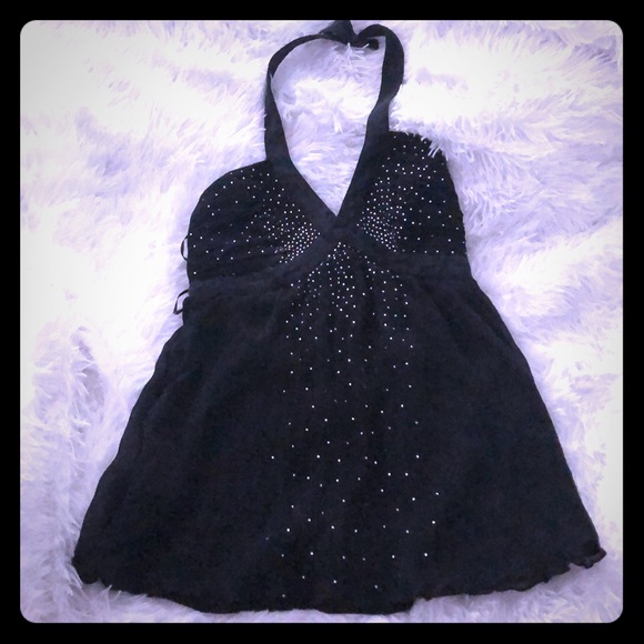 Sparkly Halter Top - Picture 1 of 4